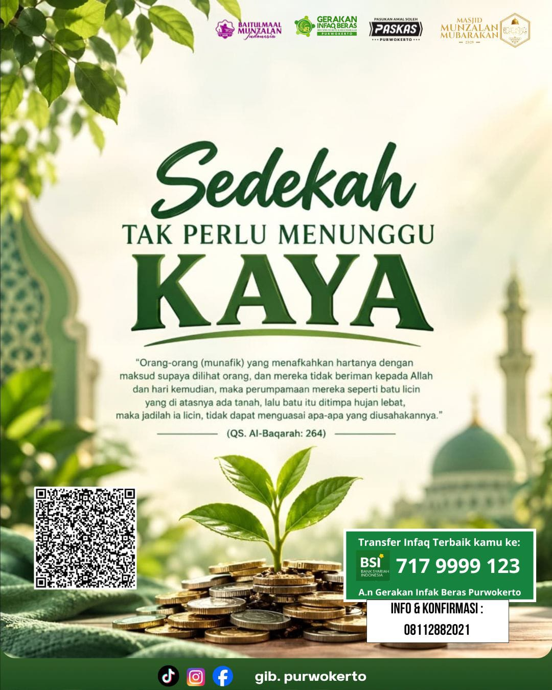 Sedekah Tak Perlu Menunggu Kaya